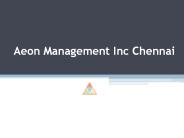 Aeon Management ((Velachery))) Inc Chennai