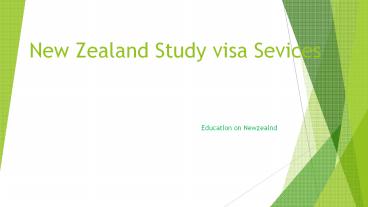 Study in newzealnd