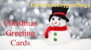 Beautiful christmas greeting cards