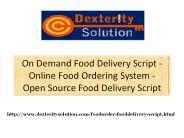 Online Food Ordering System