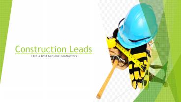 Best Home Improvement Leads & Construction Leads Online