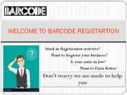 Barcode Registration In India