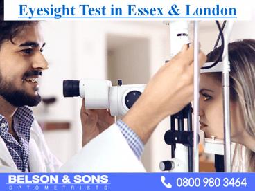 Eyesight test in essex and london