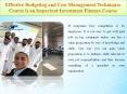 Effective Budgeting and Cost Management Techniques Course is an Important Investment Finance Course PowerPoint PPT Presentation