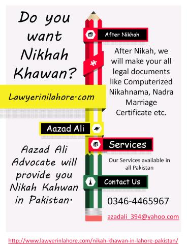 Nikah Khawan In Lahore, Pakistan