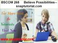 BSCOM 268  Believe Possibilities--snaptutorial.com PowerPoint PPT Presentation