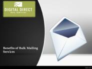 Benefits of Bulk Mailing Services