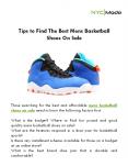 Tips to Find The Best Mens Basketball Shoes On Sale