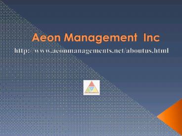 Aeon Management Inc Reviews ((Velachery)))))