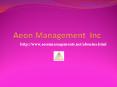 Aeon Management Inc Reviews (((Chennai))) PowerPoint PPT Presentation
