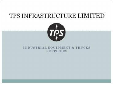 Industrial Equipment & Trucks Suppliers