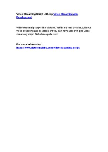 presentation player overlay