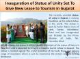 Inauguration of Statue of Unity Set To Give New Lease to Tourism in Gujarat PowerPoint PPT Presentation