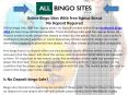 Online Bingo Sites With Free Signup Bonus No Deposit Required PowerPoint PPT Presentation
