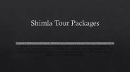 Shimla Tour Packages | Himachal Travel Time