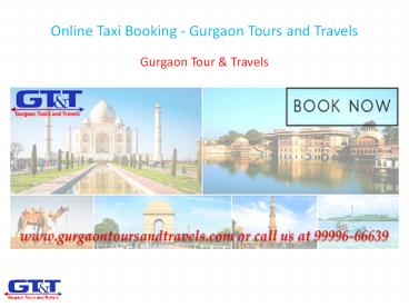 Online Taxi Booking - Gurgaon Tours and Travels