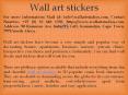 wall art stickers PowerPoint PPT Presentation