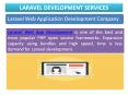 Hire the Best Laravel Web Application Development Company in Delhi PowerPoint PPT Presentation