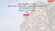 Flexi Rajasthan – Value