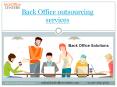 Back Office Outsourcing Services PowerPoint PPT Presentation