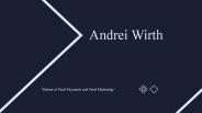 Andrei Wirth - Experienced Professional