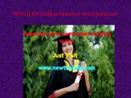 PSYCH 625 Endless Education /newtonhelp.com