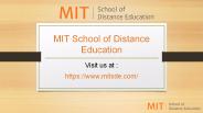 Distance MBA | PGDBA – Operations | MITSDE