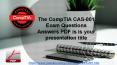 CompTIA  CAS-001 Exam Dumps PDF  Questions & Answers PowerPoint PPT Presentation