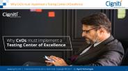 Why CxOs must implement a Testing Center of Excellence