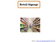 Retail Signage