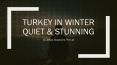 Turkey in Winter tour Quiet & Stunning PowerPoint PPT Presentation