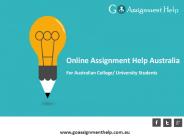 Online Assignment Help Australia