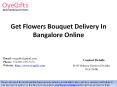 Get Flowers Bouquet Delivery In Bangalore Online PowerPoint PPT Presentation