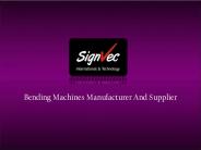 Bending Machines Supplier
