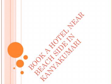 Best hotel in kanyakumari