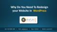 Why You Need To Redesign your Website in WordPress PowerPoint PPT Presentation
