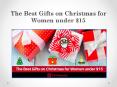 Best Gifts on Christmas for Women under $15