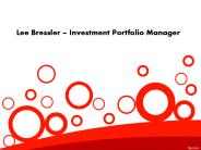 Lee Bressler – Investment portfolio manager