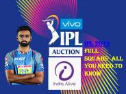 IPl Full Squads -All you need to know-India Alive