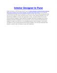 Interior Designer In Pune PowerPoint PPT Presentation