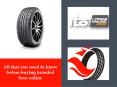 Branded Tires online PowerPoint PPT Presentation