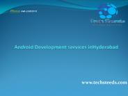 Android Development services Company in Hyderabad