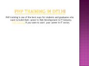 PHP Training in Delhi (1)