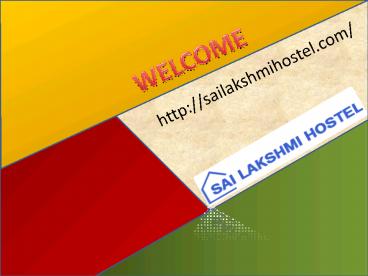 Working Womens Hostel In Chennai