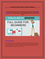 Sell on Amazon| Benefits of selling online with Amazon