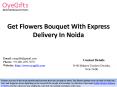 Get Flowers Bouquet With Express Delivery In Noida
