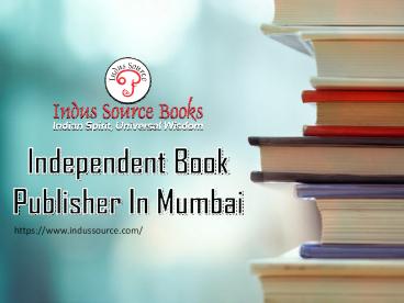 Independent Book Publisher In Mumbai