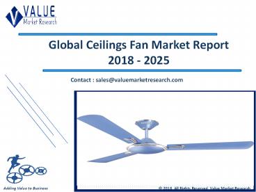 Ceilings Fan Market Trends and Forecast to 2025