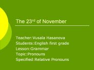 pronoun
