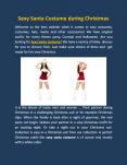 Sexy Santa Costume during Christmas PowerPoint PPT Presentation